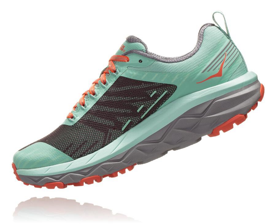 Hoka One One Trail Schoenen Dames - Challenger Atr 5 - Groen/Zwart - CE2473169